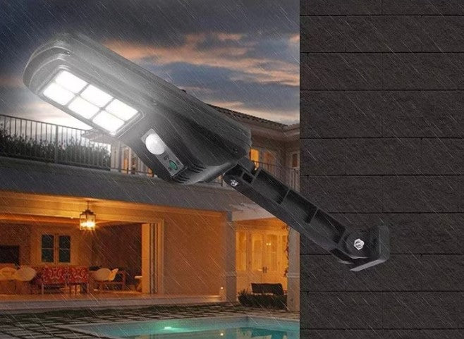 Set 2 / 4 / 6 x Lampa solara 6 LED SMD cu senzor de miscare