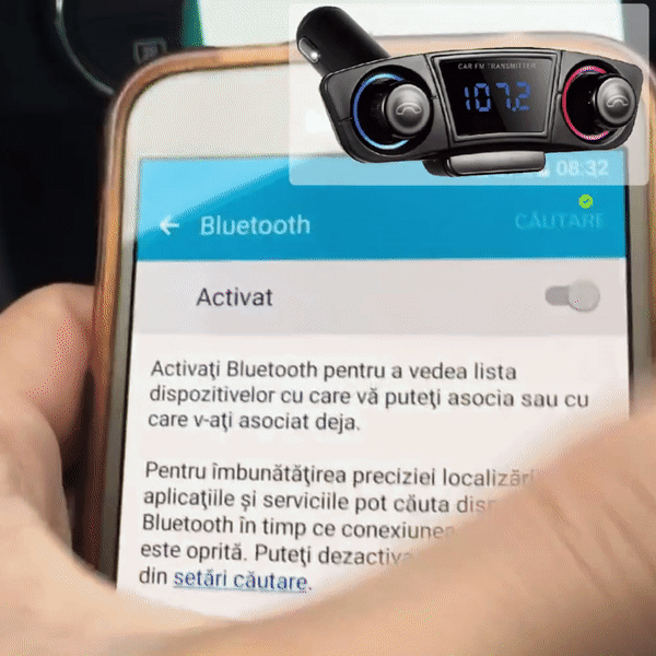 Modulator Bluetooth A2DP cu functie de preluare apeluri