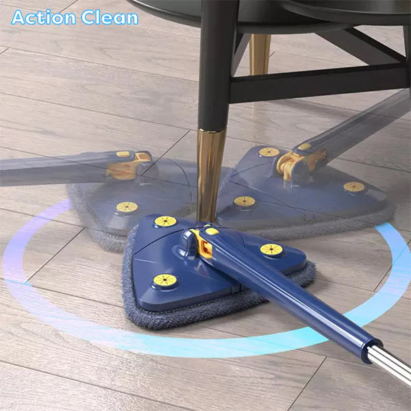 1+1 CADOU: Mop Clean Master Reglabil cu Rotire 360°