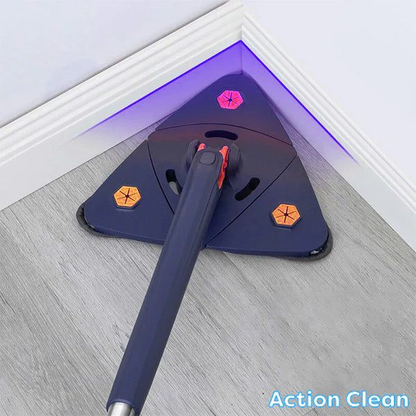 1+1 CADOU: Mop Clean Master Reglabil cu Rotire 360°