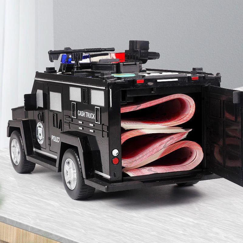 Pusculita Cash Truck cu parola de securitate