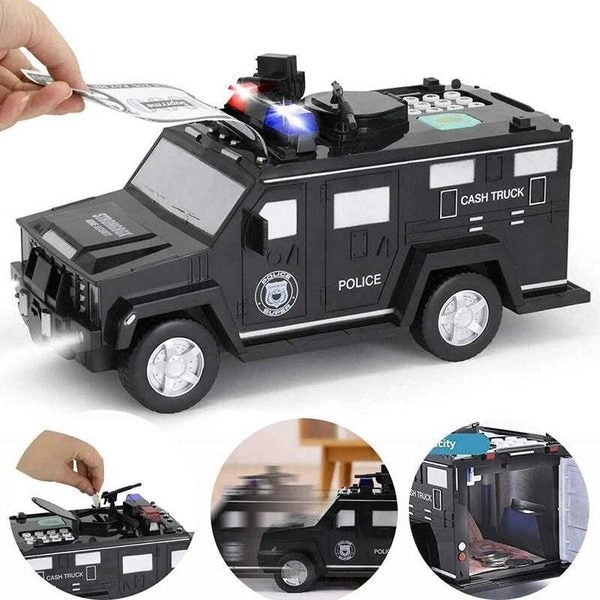 Pusculita Cash Truck cu parola de securitate