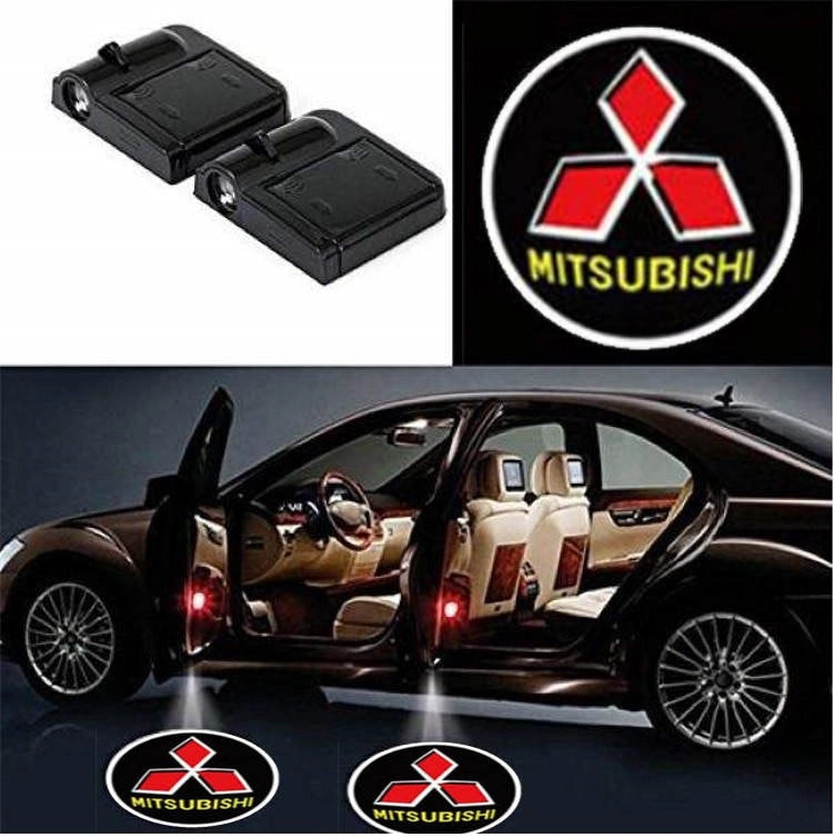 Set 2 x proiector LED logo marca automobil, montare sub portiera