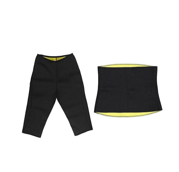 Set centura si pantaloni de slabit din neopren