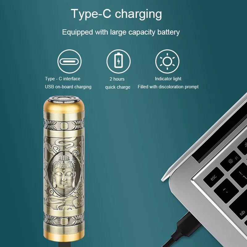 Aparat de Ras electric, Incarcare USB, Silentios