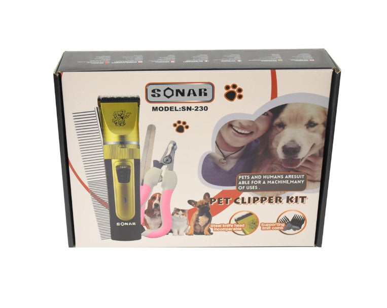 Aparat de tuns pentru animale de companie,cu accesorii incluse