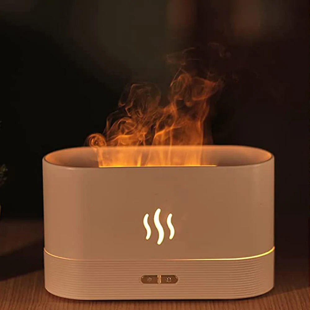 Difuzor aromaterapie ultrasonic, efect flacara