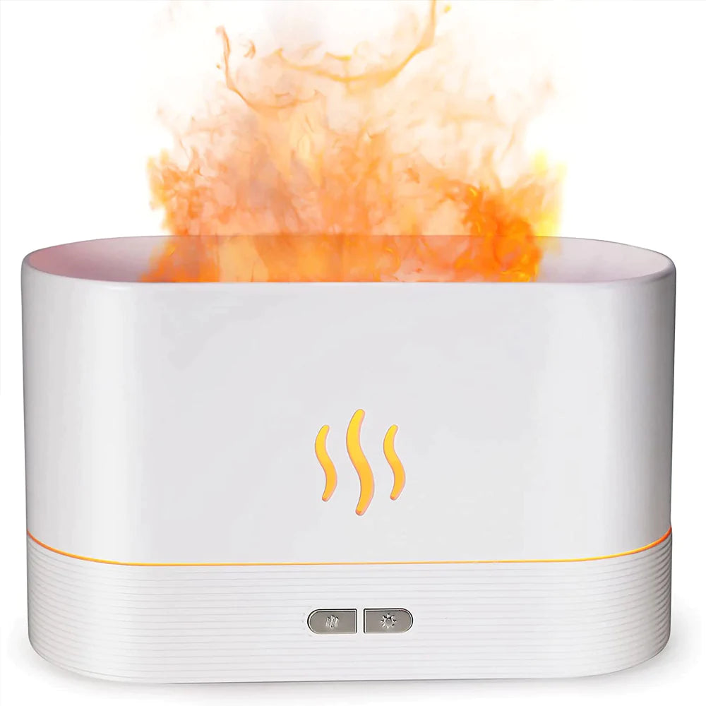Difuzor aromaterapie ultrasonic, efect flacara