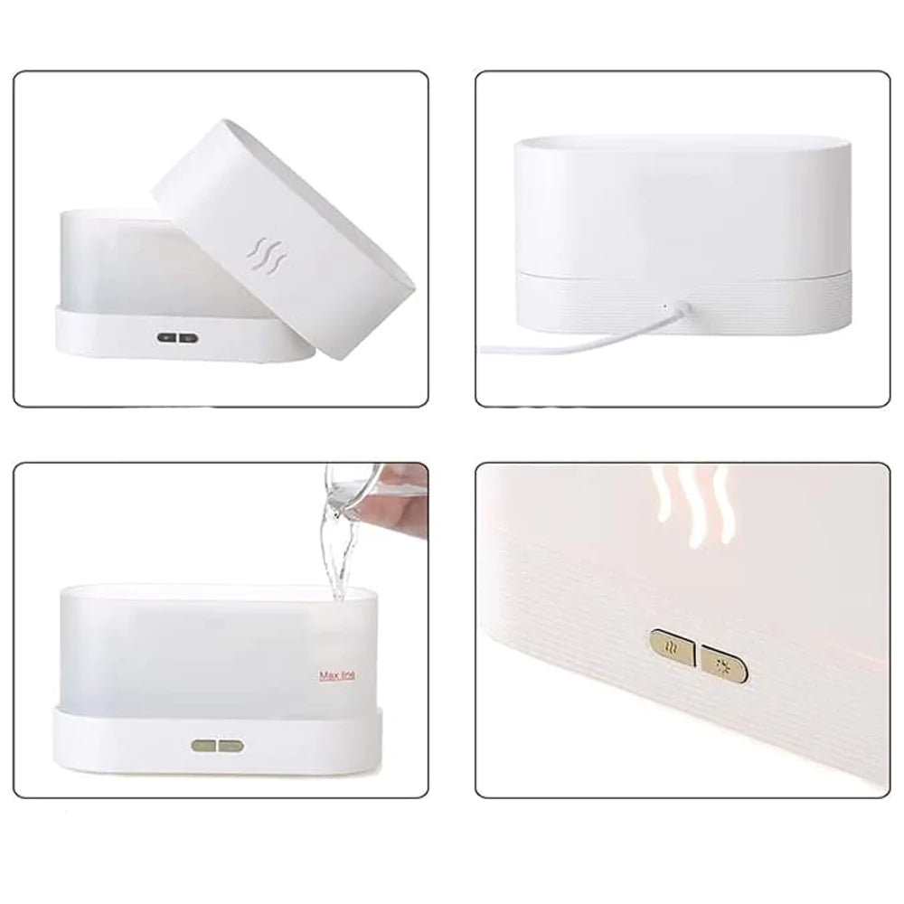 Difuzor aromaterapie ultrasonic, efect flacara