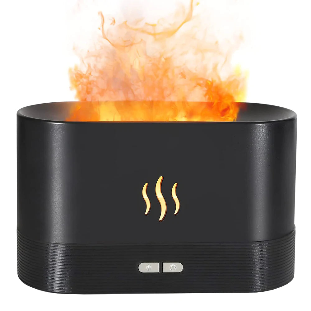 Difuzor aromaterapie ultrasonic, efect flacara