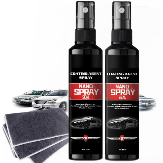 Set 2x Spray Nano pentru masina cu acoperire rapida, 50 ml fiecare