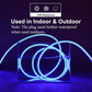 Banda LED neon flexibila 5m alimentare 220 V