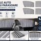Set 4 x parasolar auto retractabil, geamuri laterale, gri