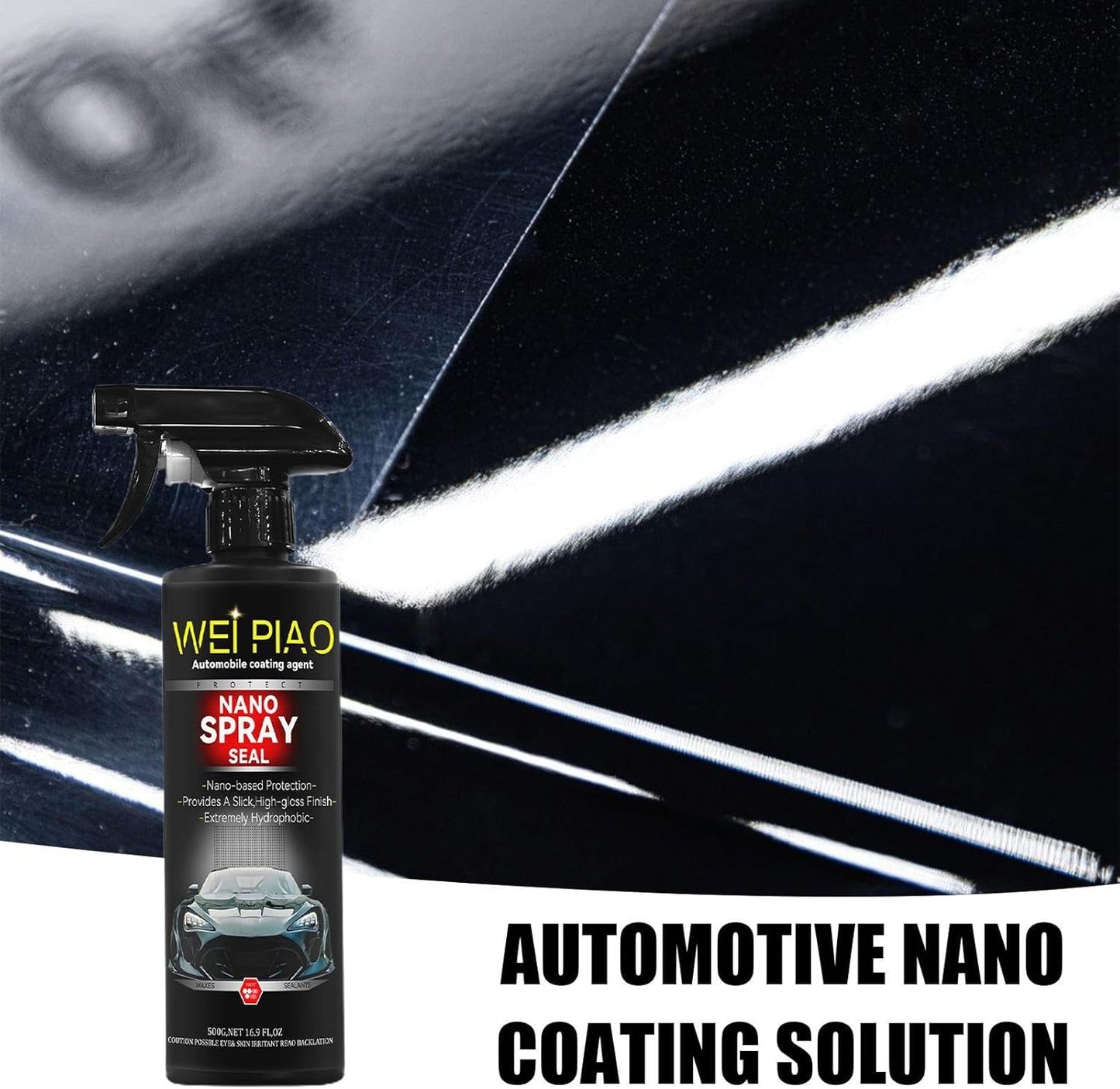 Set 2x Spray Nano pentru mașină cu acoperire rapidă