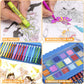 Set 208 piese, complet pentru pictură și desen, 3-12 ani