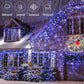Instalatie franjuri 12m 300Led sau 25m 600Led cu FLASH. Diferite culori