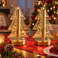 Lampă decorativă LED în formă de brad – decor de Crăciun