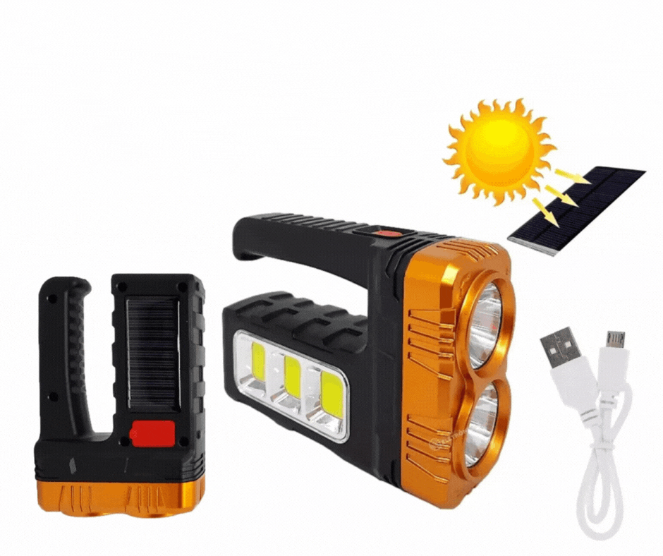 Pachet 1+1 CADOU Lanterna duala cu incarcare solara