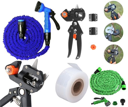 Furtun extensibil 30 Metri + Cleste de altoit, Banda de altoire