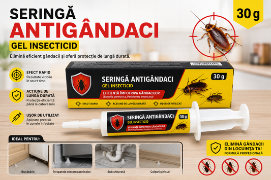 Insecticid tip seringa impotriva gandacilor 30 g