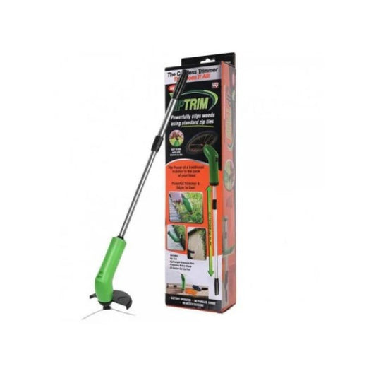 Trimmer Portabil pentru Grădină, Fără Fir, cu Maner Extensibil Detasabil