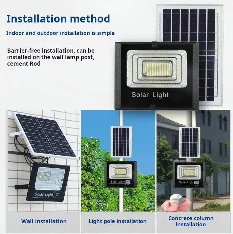 Proiector Solar Jortan , IP66 , Indicator Baterie , Senzor de lumina
