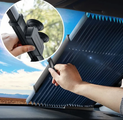 Parasolar auto retractabil