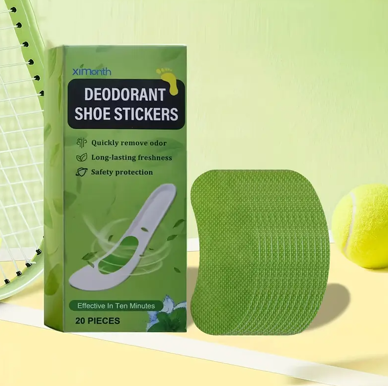 Set stickere deodorante pentru incaltaminte, ingrediente din plante, parfum de menta
