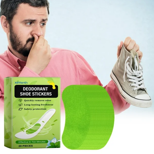 Set stickere deodorante pentru incaltaminte, ingrediente din plante, parfum de menta