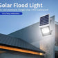 Proiector JORTAN LED 100W cu panou solar si telecomanda, IP66