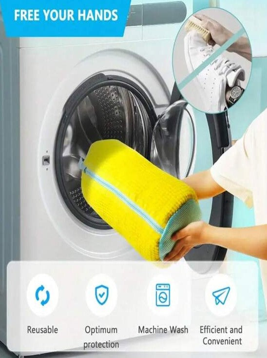 1+1 GRATIS - Sac pentru spalat pantofi anti-deformare si anti-transfer de culori
