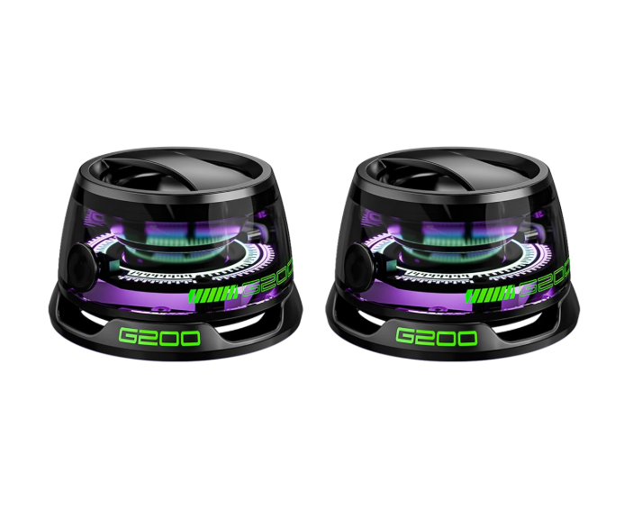 Boxa portabila Bluetooth  G200, 5W, prindere MagSafe & inel magnetic, suport telefon 2 in 1, lumini RGB