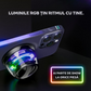 Boxa portabila Bluetooth  G200, 5W, prindere MagSafe & inel magnetic, suport telefon 2 in 1, lumini RGB