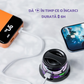 Boxa portabila Bluetooth  G200, 5W, prindere MagSafe & inel magnetic, suport telefon 2 in 1, lumini RGB