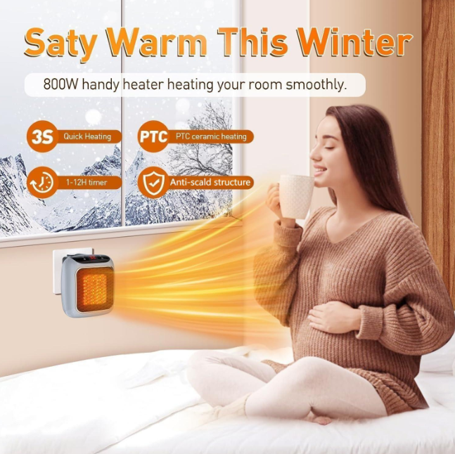 Aeroterma 800W cu termostat Handy Heater