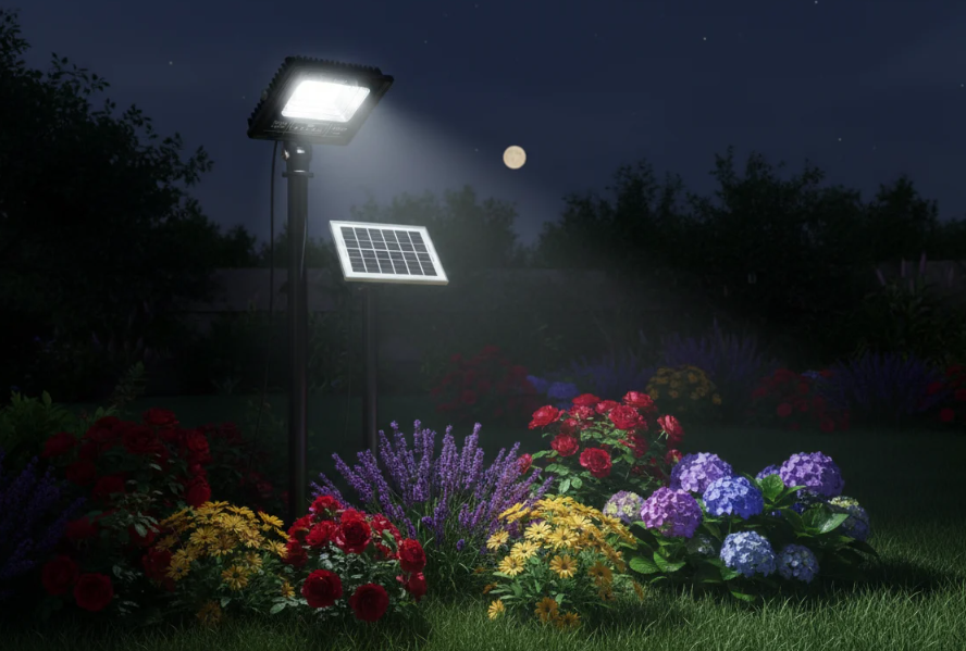 Proiector Solar Innova 100W , IP66 , Indicator Batarie , Telecomanda , 6500k