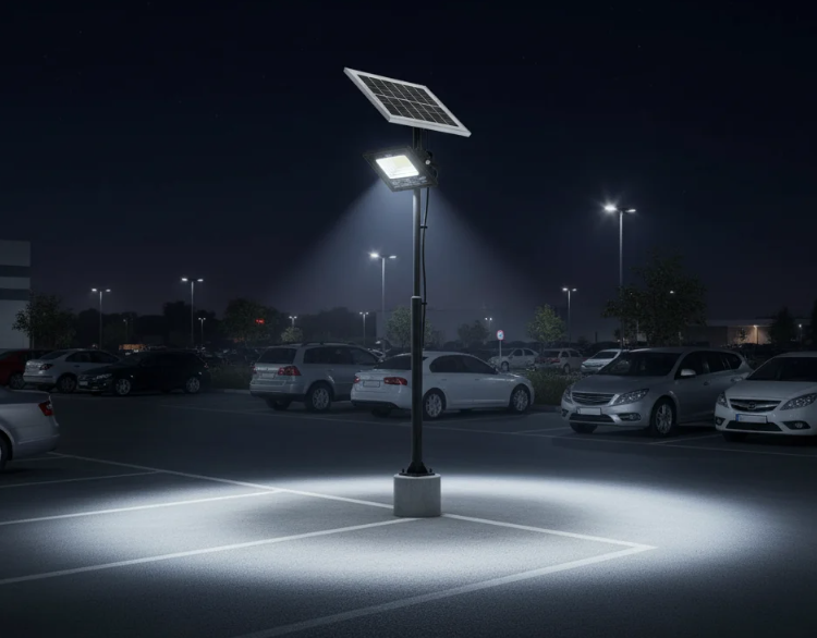 Proiector Solar Innova 100W , IP66 , Indicator Batarie , Telecomanda , 6500k