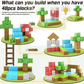 Set 80 cuburi magnetice Mine Craft + figurine