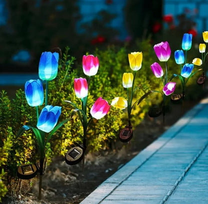 Set 2 Lampi Solare Decorative 70cm, lumina calda, IP66 - Diferite modele