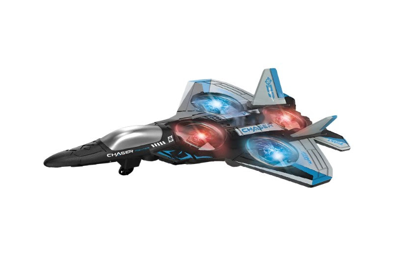 Avion Fighter Jet Chaser, cu Lumini LED și Sunete, 3 ani, electric