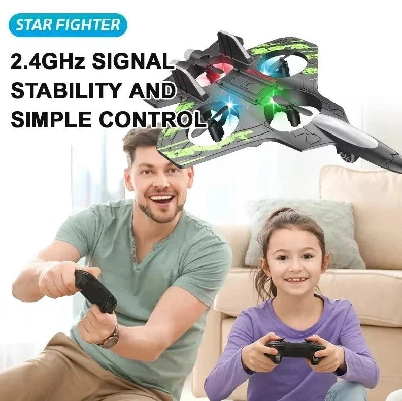 Avion Fighter Jet Chaser, cu Lumini LED și Sunete, 3 ani, electric