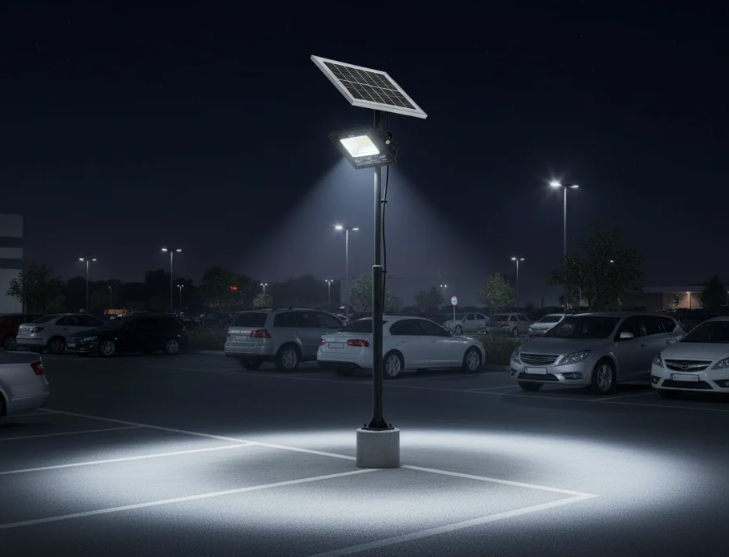 Proiector Solar Innova 200W , IP66 , Indicator Batarie , Telecomanda , 6500k
