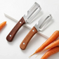 Set 2 curatatoare multifunctionale 2 in 1 pentru fructe si legume, cu deschizator de sticle integrat
