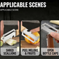 Set 2 curatatoare multifunctionale 2 in 1 pentru fructe si legume, cu deschizator de sticle integrat