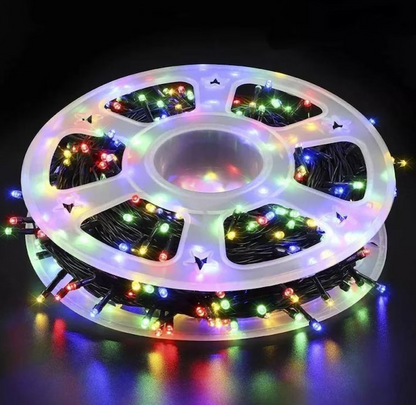 Instalație de lumini de Crăciun, tip rolă, interior/exterior, lungime 20 m