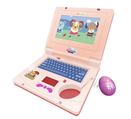 Laptop pentru copii, muzical, tastatura si mouse