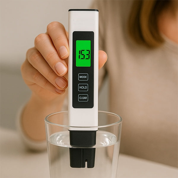 Tester pentru apă cu afișare instantanee a rezultatelor