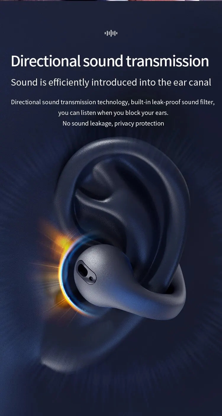 Casti Bluetooth prindere pe ureche, control tactil