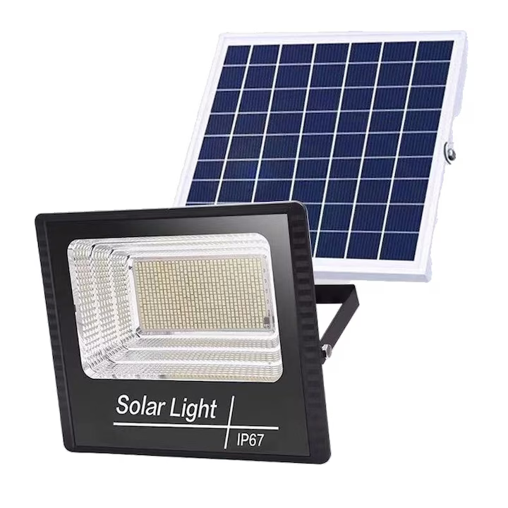 Proiector Solar Jortan , IP66 , Indicator Baterie , Senzor de lumina