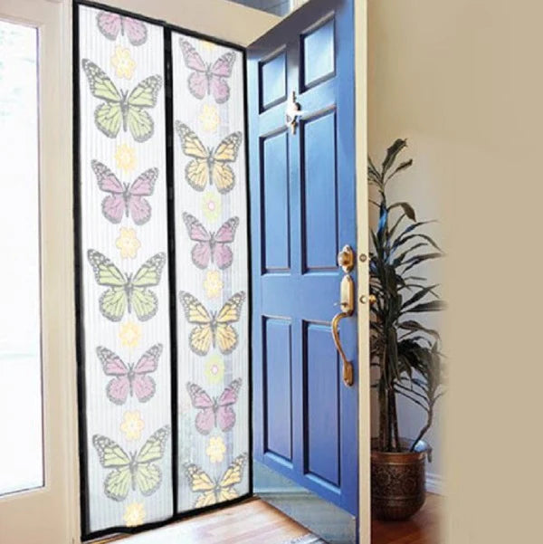 Perdea magnetica anti insecte - model cu Fluturi 210x90 cm